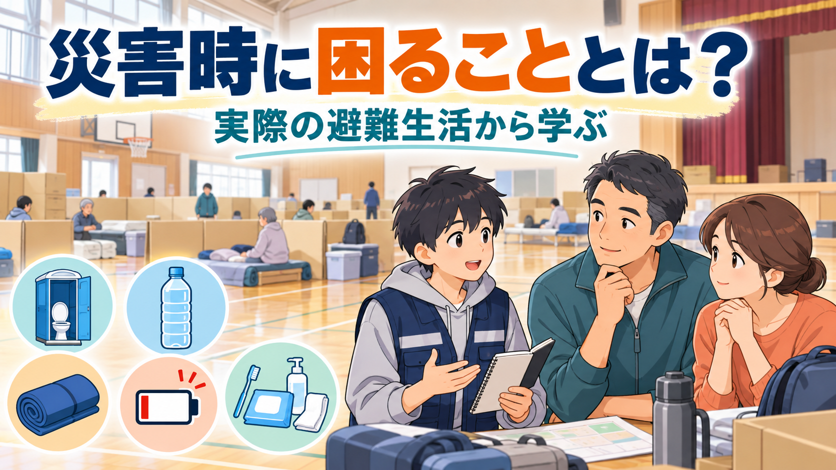 災害時に困ることとは？